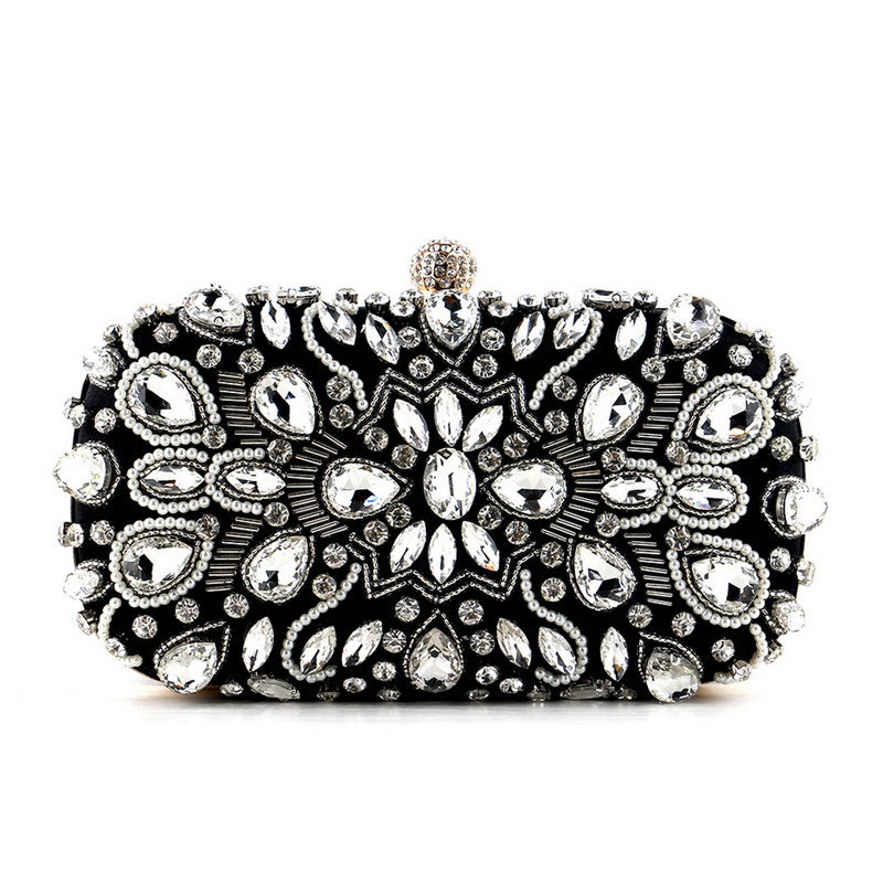Women's Diamond Fashion Party Banquet Clutch Wear Bags