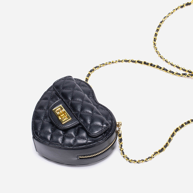 Love Golden Ball Chain Niche Live Crossbody Bags