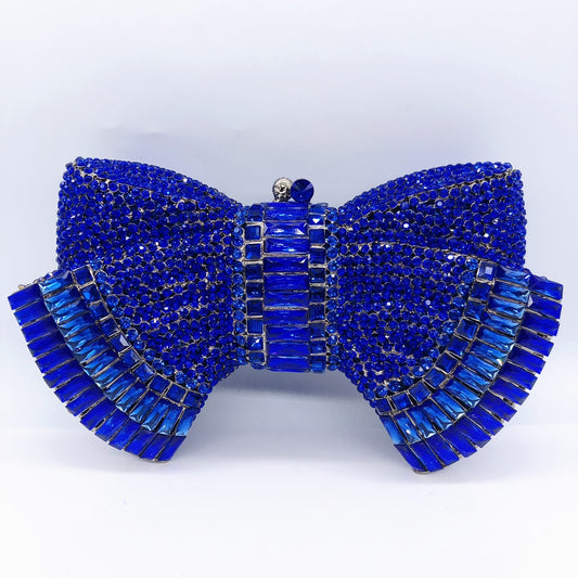 Women's Strictly Selected Bow Diamond Banquet Full Evening Bags