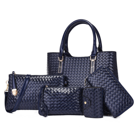 Women's Korean Style Fashion Large Capacity Woven Bags
