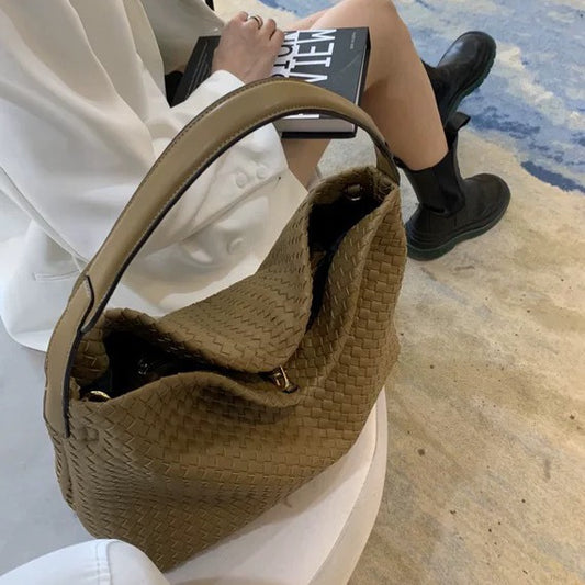 Casual High-grade Hand-woven Large Capacity Totes Tote Bags