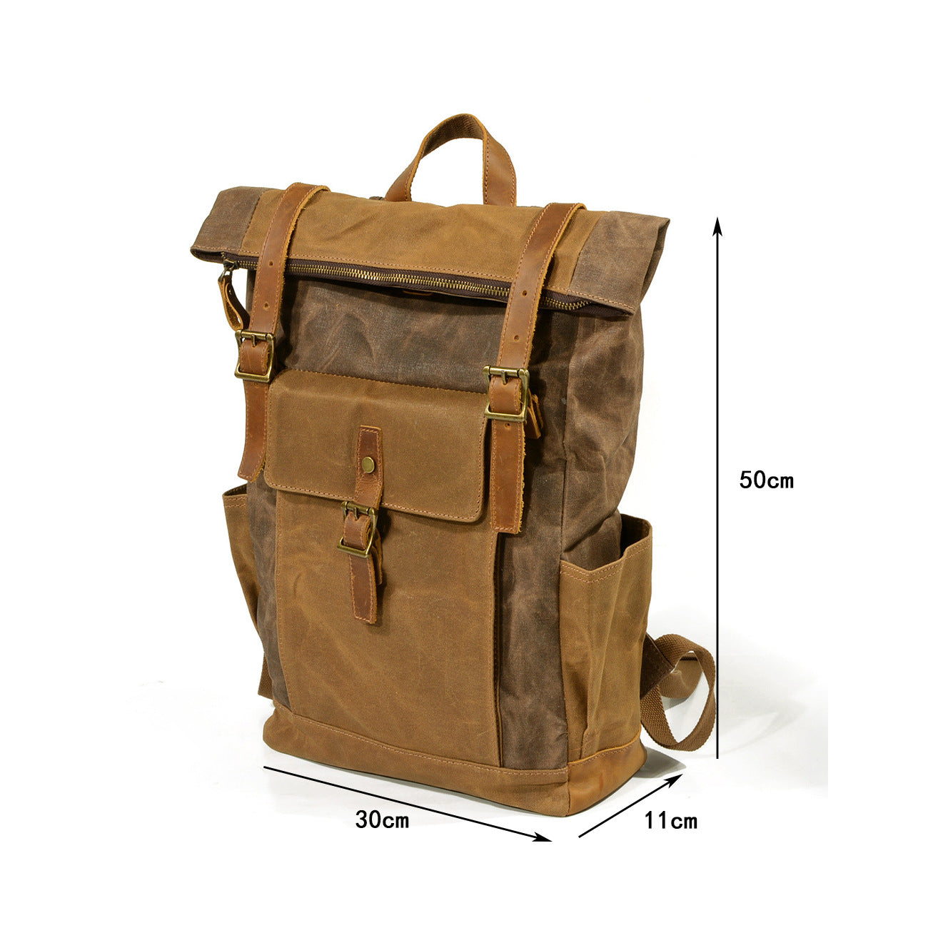 Fashion Canvas Retro Neutral Waterproof Oil Backpacks