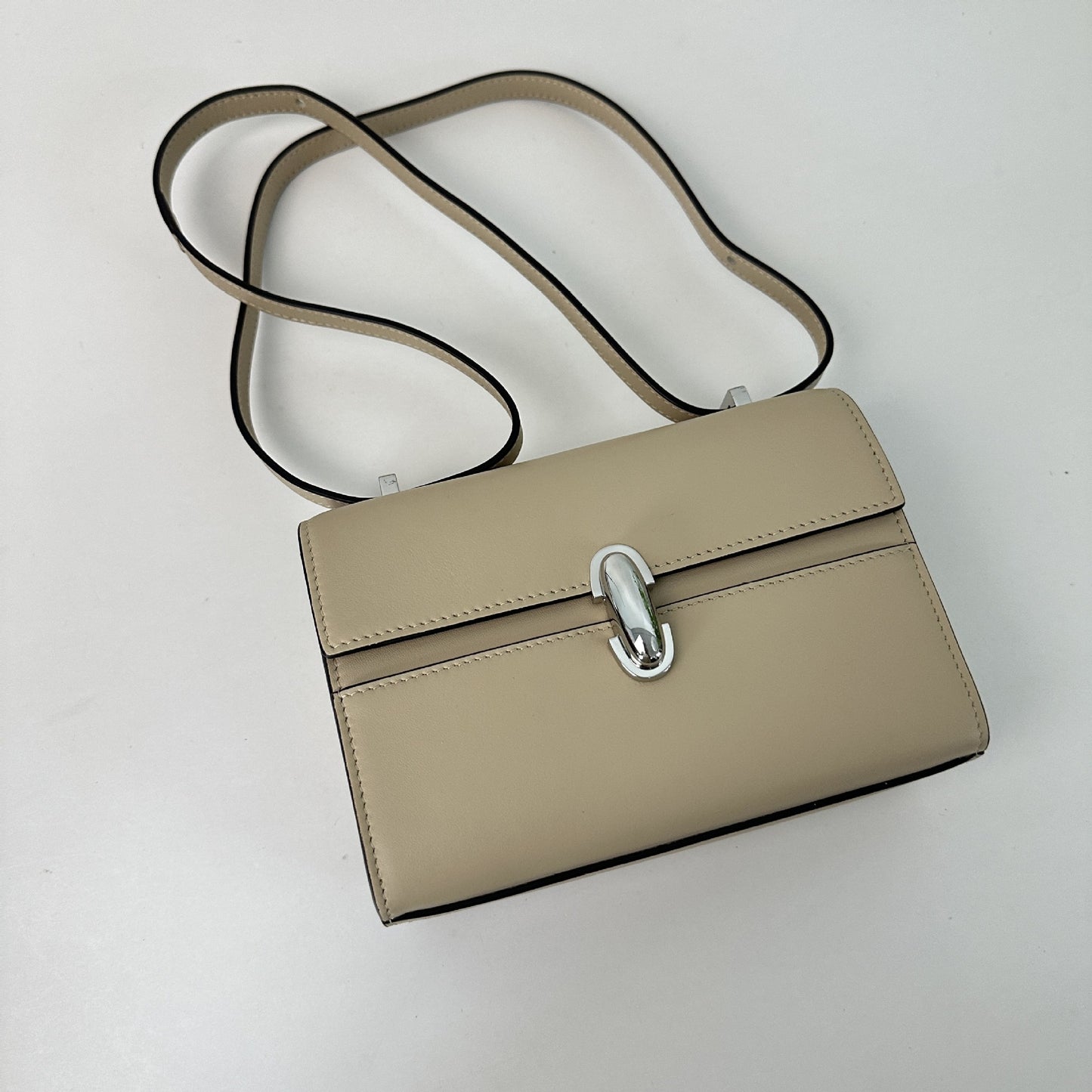Women's First Layer Cowhide Fashion Solid Color Crossbody Bags