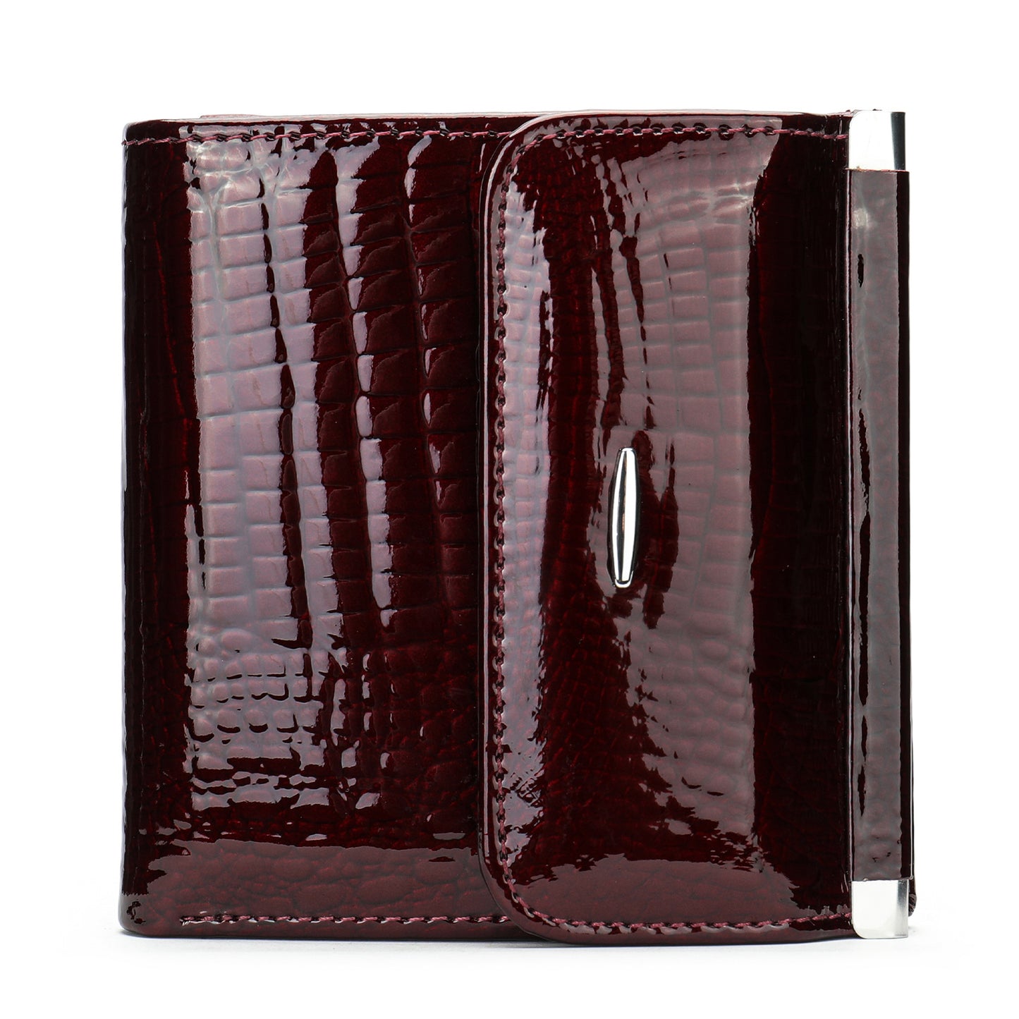 Patent Leather Female Design Short High Ladies Wallets