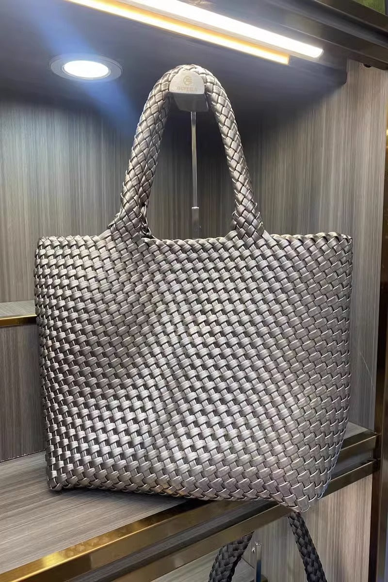 Women's High-grade Hand-woven Large Capacity Fashion Commuter Shoulder Bags