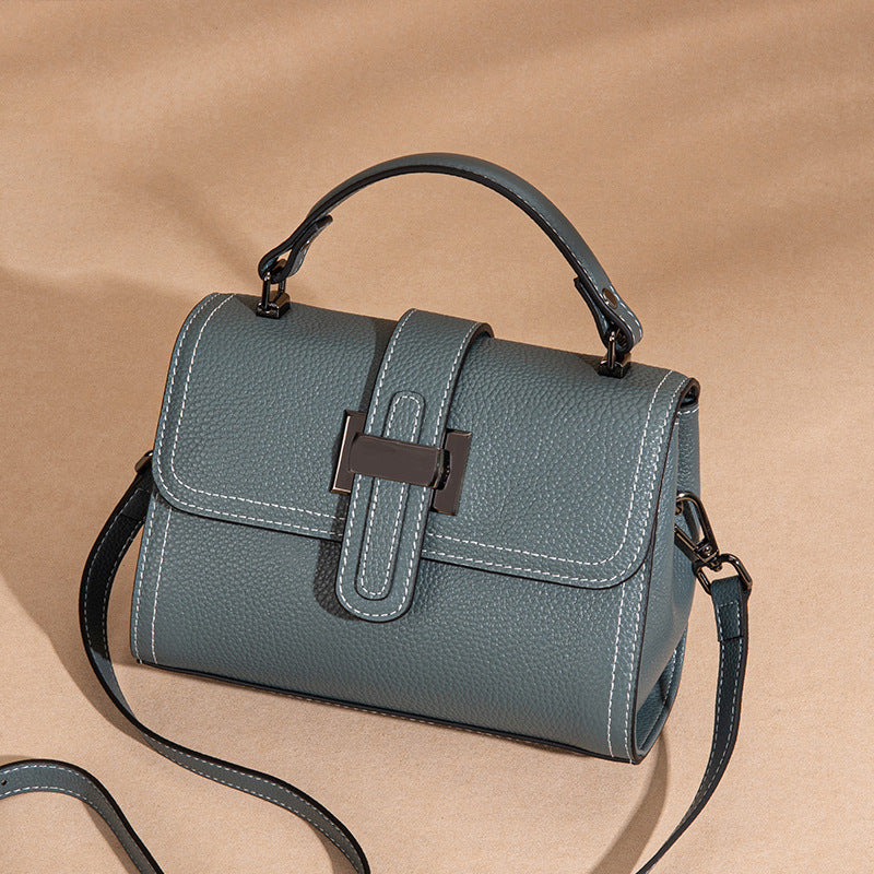 Women's Cowhide High-grade Genuine Leather Graceful Shoulder Bags