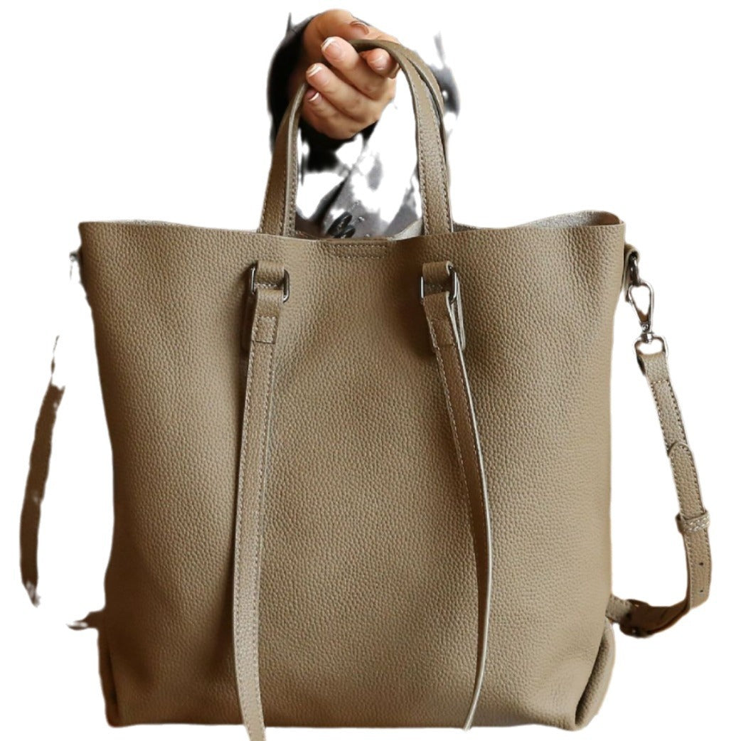 Women's First Layer Leather Large Capacity Mummy Fashion Shoulder Bags