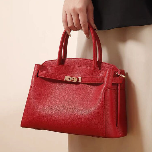 Women's Autumn Advanced Texture Large Capacity Portable Handbags