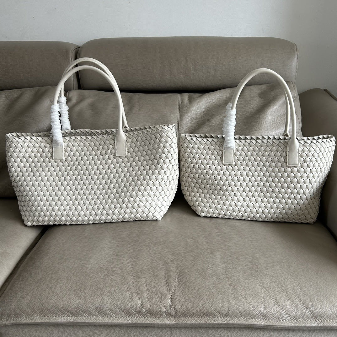 Women's & Men's & Trendy Fashion Shopping Woven Portable Vegetable Shoulder Bags