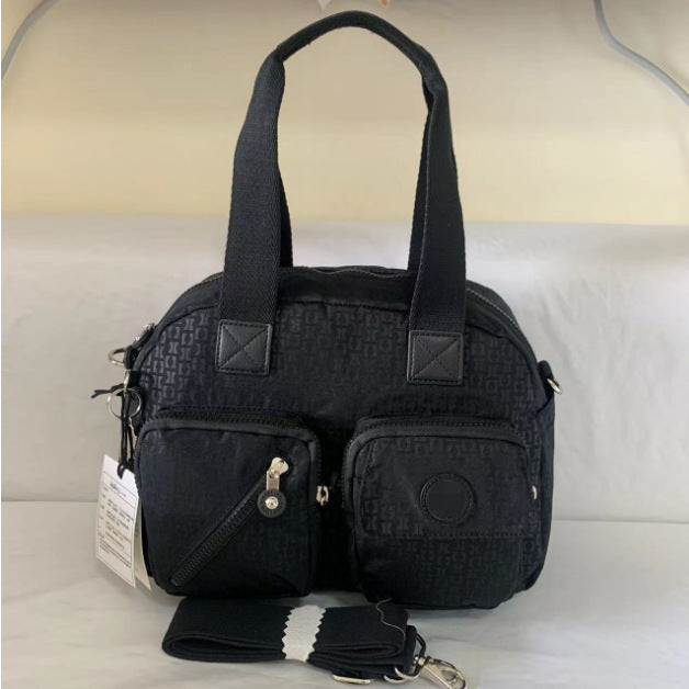 Women's Home Nylon Monkey Simple Double Pocket Handbags