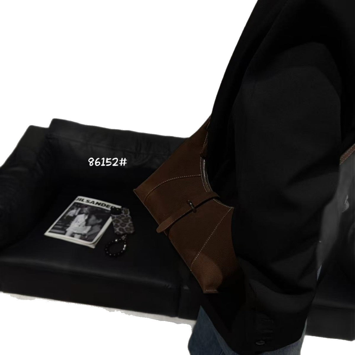 Women's Design Genuine Leather Suede Baguette Fashion Crossbody Bags