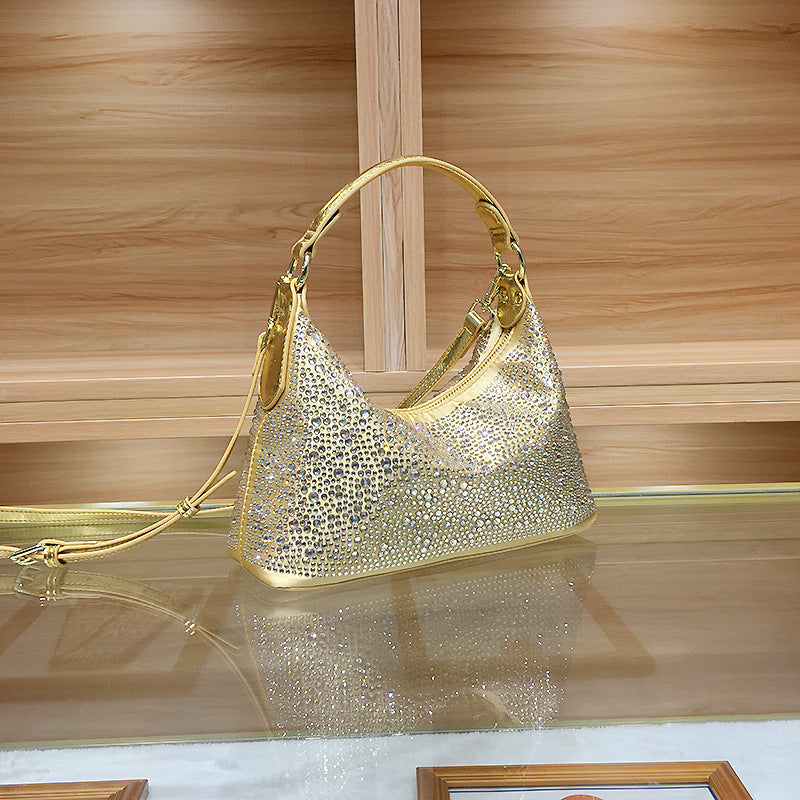 Women's Entry Lux Rhinestone High Sense Bags