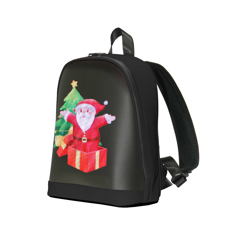 Luminous Display Screen Smart Waterproof Leisure Backpacks