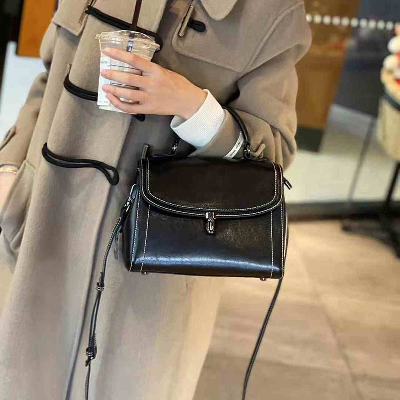 Women's Summer Genuine Leather Cowhide Simple Fashion Shoulder Bags