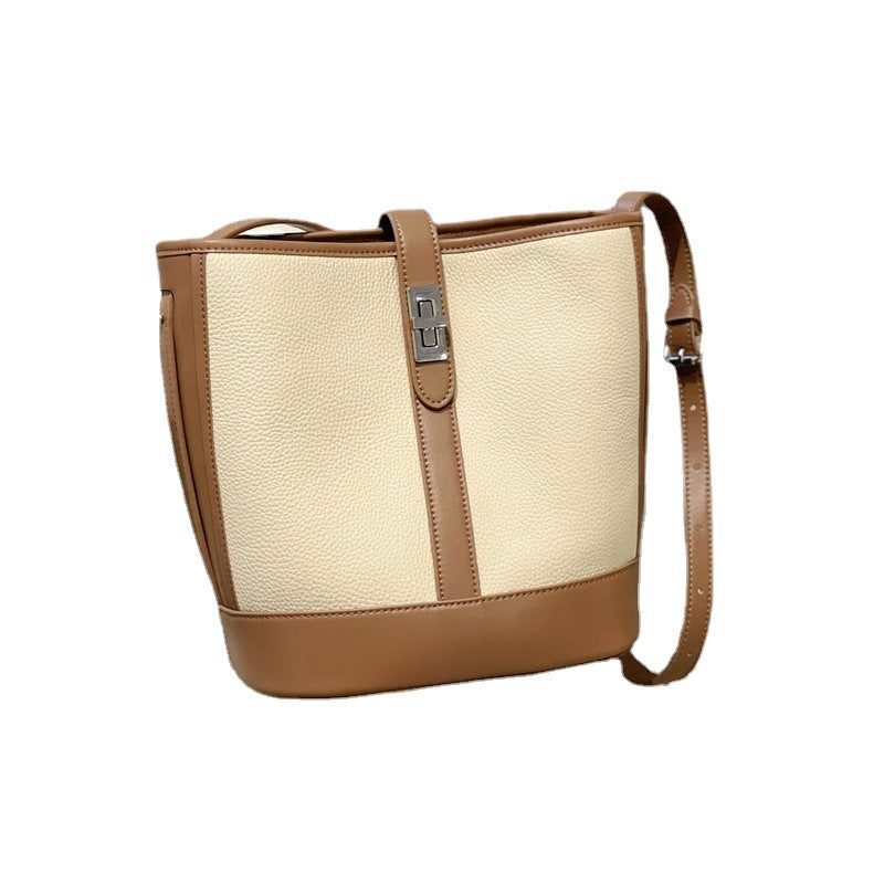 First Layer Cowhide Underarm Tide Retro Easy Matching Shoulder Bags