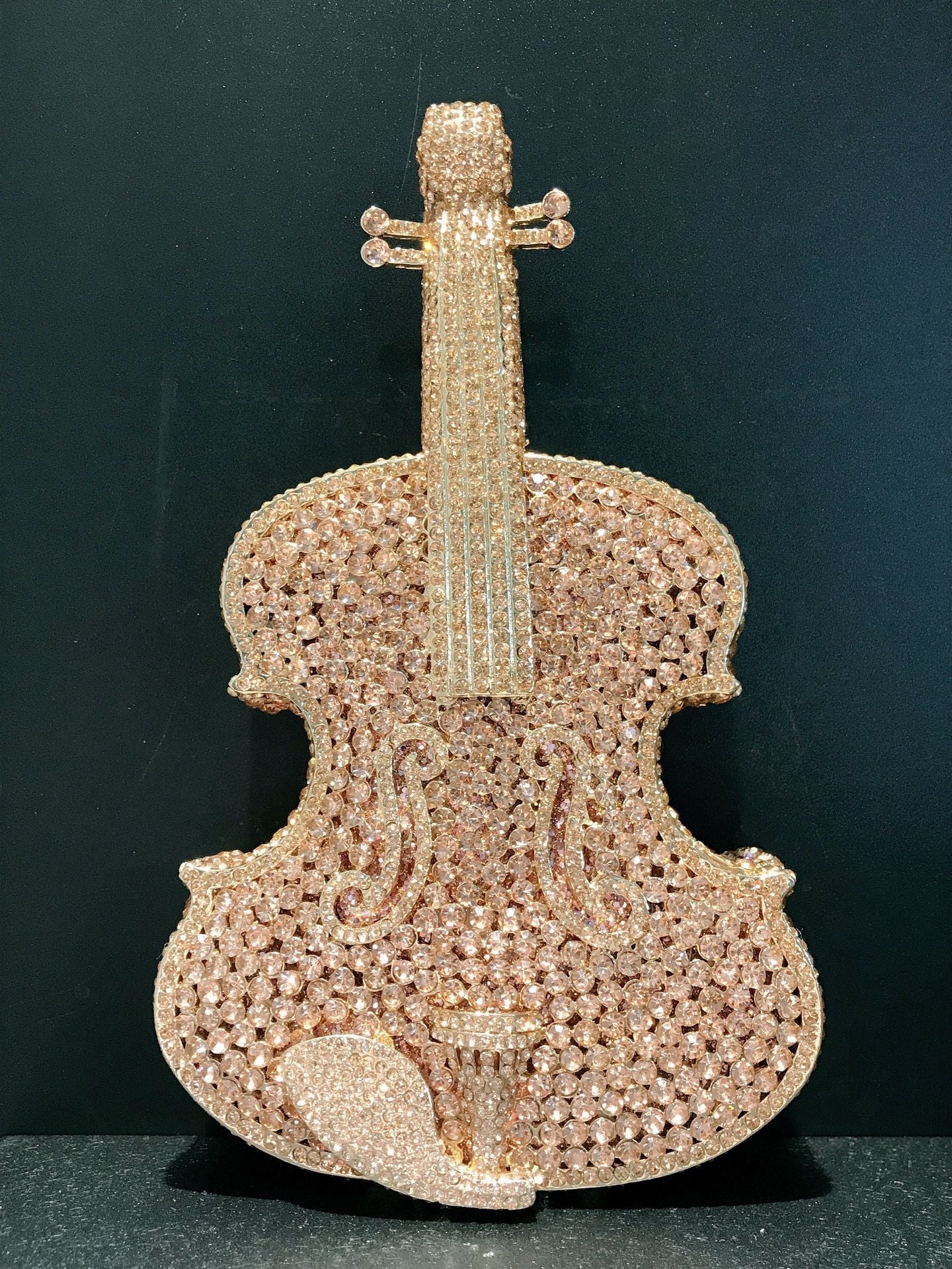 Selection Of Violin Diamond Banquet Rhinestone Evening Bags
