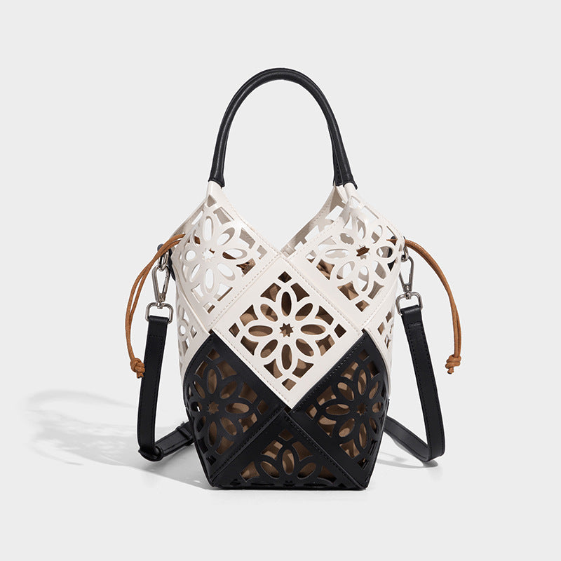 Light Luxury Handmade Hollow Niche Drawstring Handbags