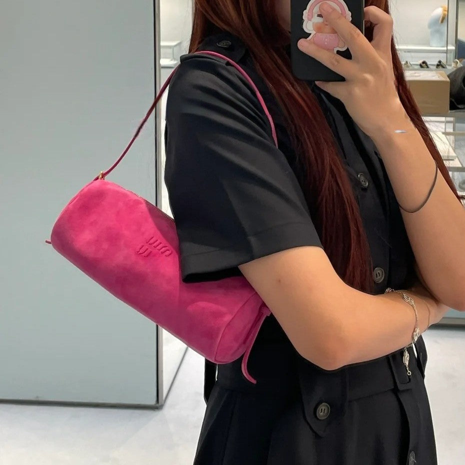 New Women's Summer Frosted Sheepskin Hand Bags