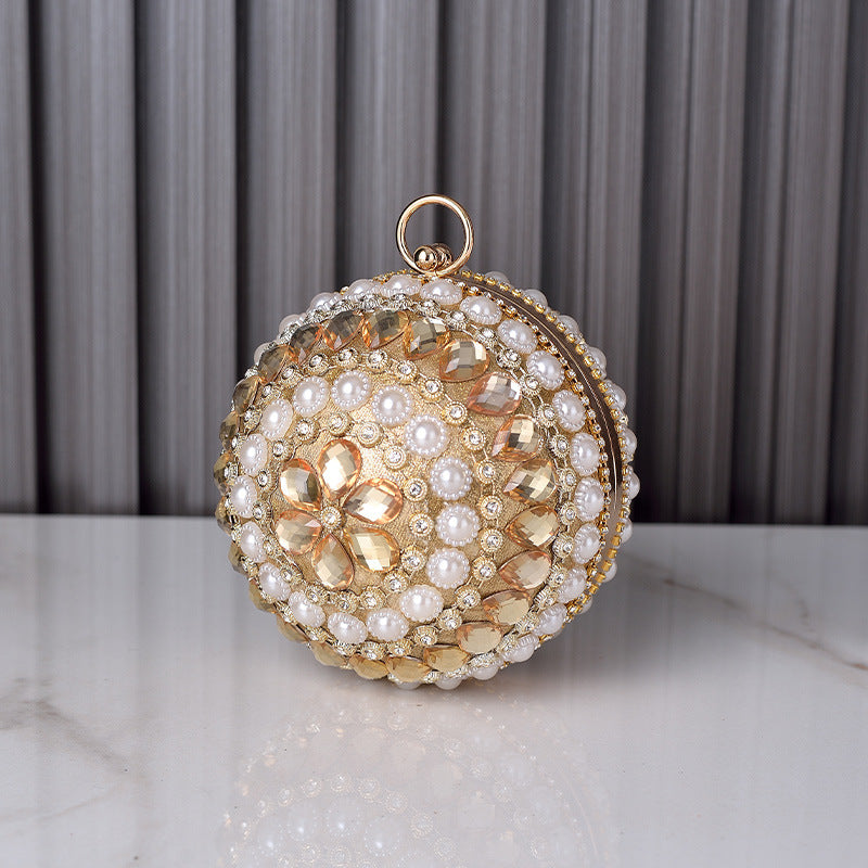 Round Pearl Dinner Advanced Spherical All Evening Bags