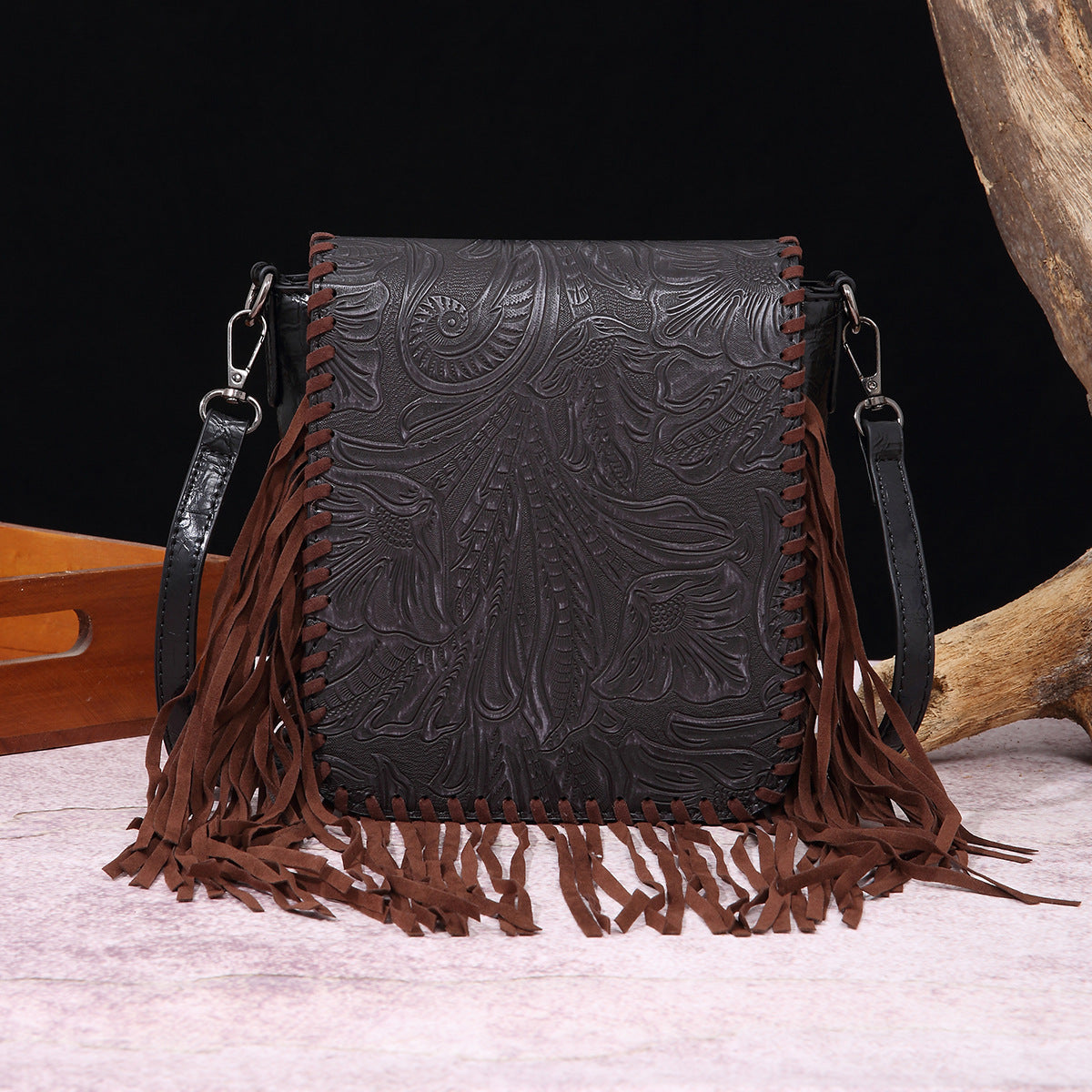 Women's Vintage Cotton Linen Printed Bohemian Style Bags