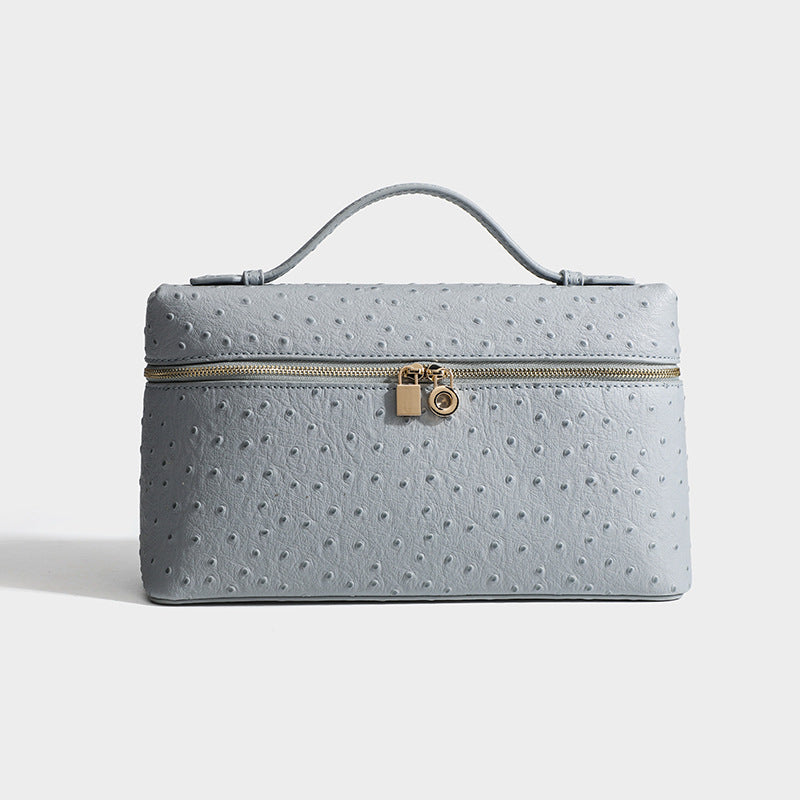 Women's Leather Kelly Box Gold Button Light Shoulder Bags