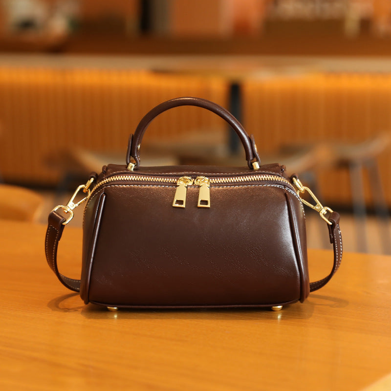 Women's Retro Boston Pillow Autumn Fashion Handbags