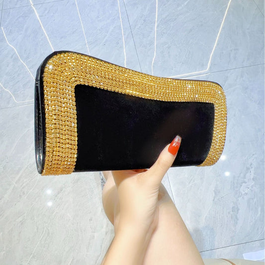 Women's High-grade Veet Niche Party Dinner Handbags
