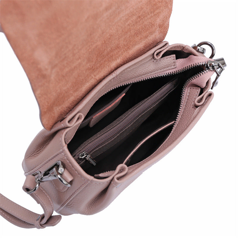 Women's Soft Cow Leather Summer Single Oblique Shoulder Bags