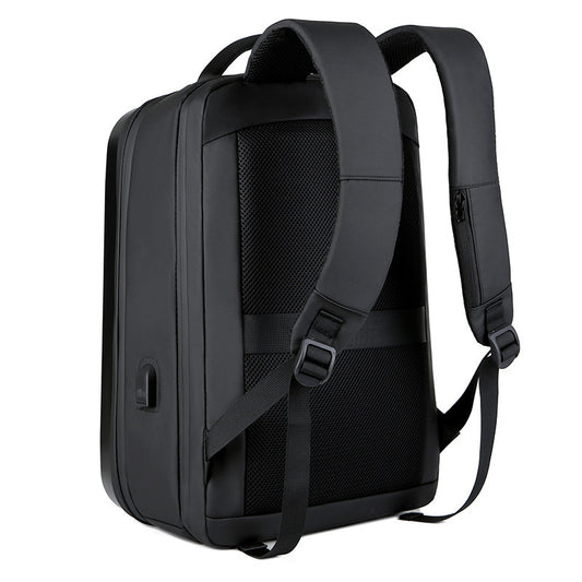 Men's Korean Hard-shell Computer Laser Rhombus Backpacks
