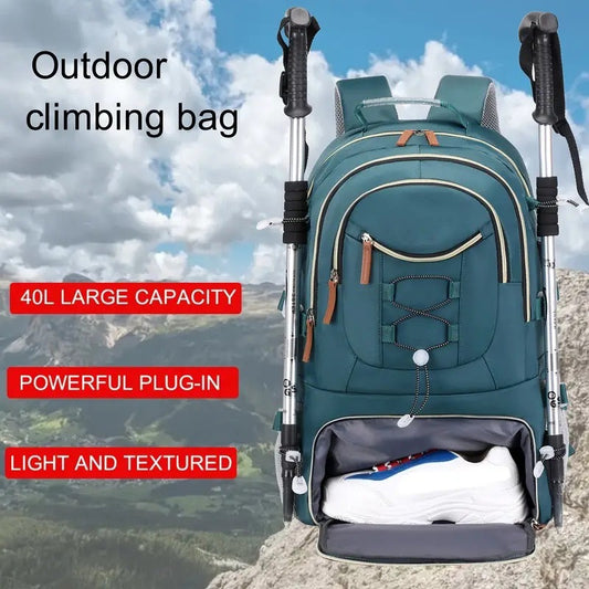Classy Large Capacity Carpetbag Hiking Oxford Backpacks