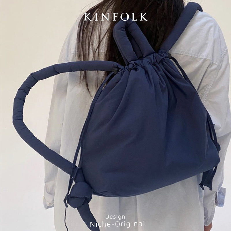 Down Cotton Padded Jacket Lightweight Large Shoulder Bags