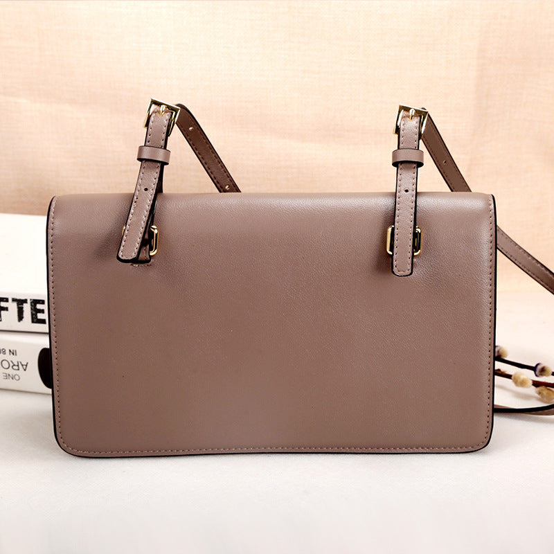 Women's Fashion Underarm Urban Simple Genuine Leather Bags