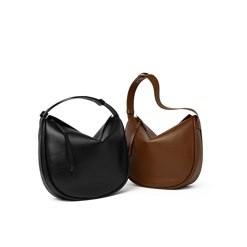 Women's Large Capacity Genuine Leather Simple High-grade Bags
