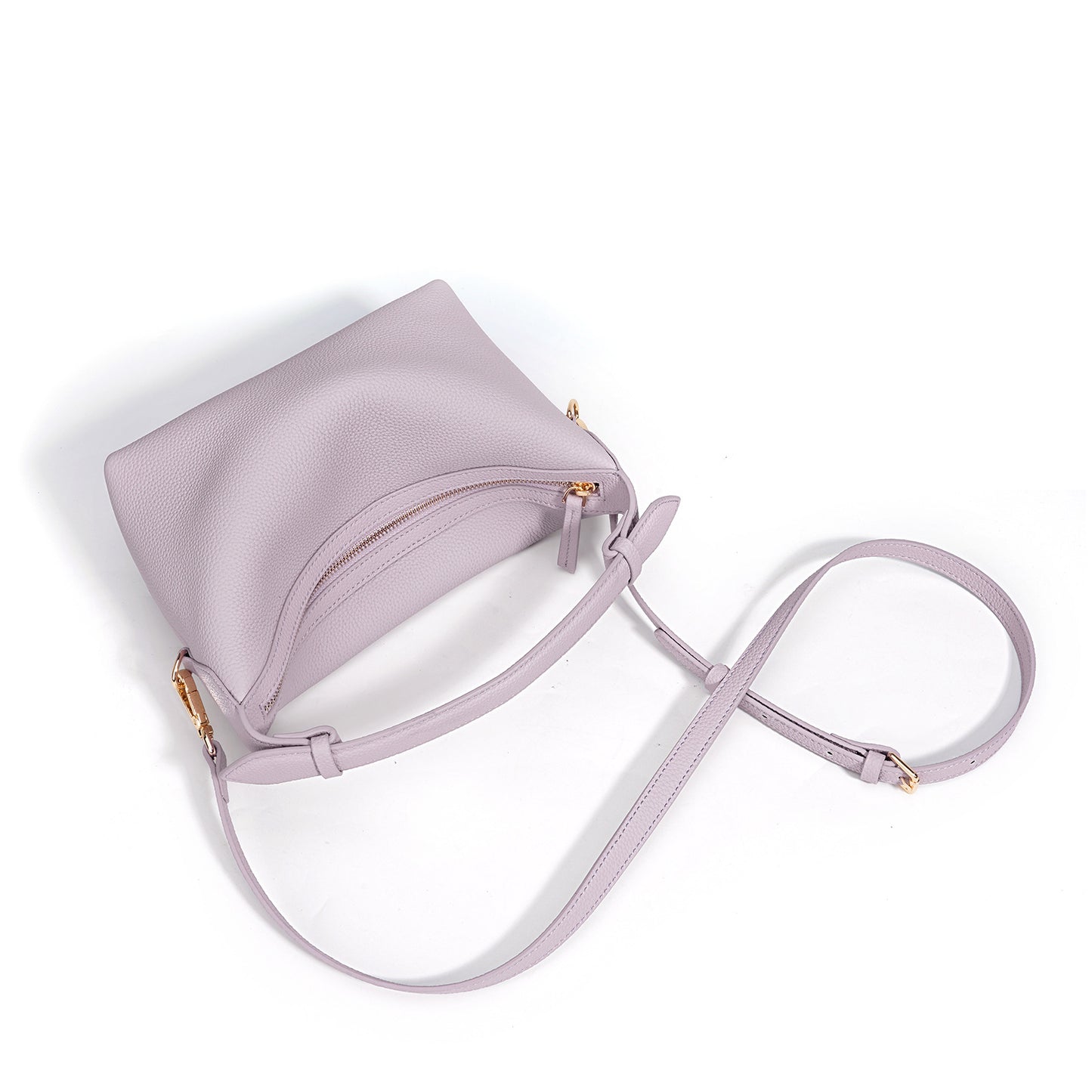 Spring Commute Soft Leather Large Capacity Crossbody Bags