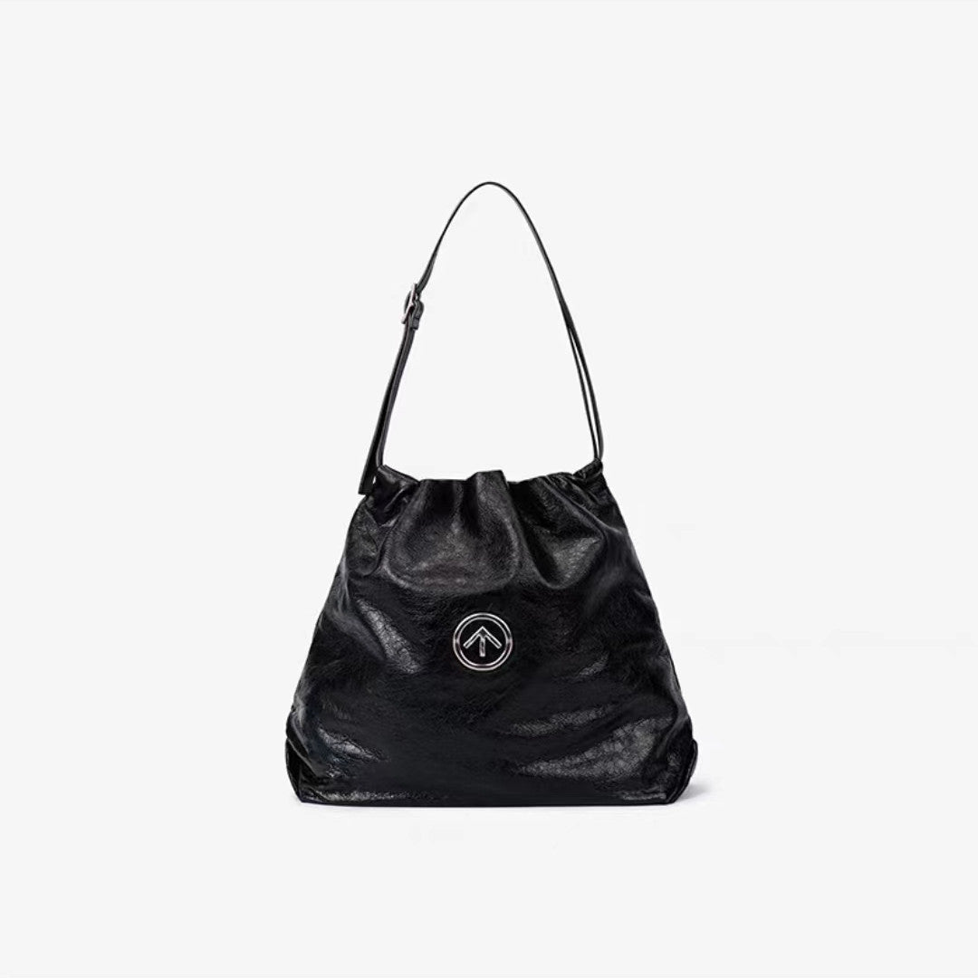 Garbage Black Stone Mother Vegetable Tanned Shoulder Bags