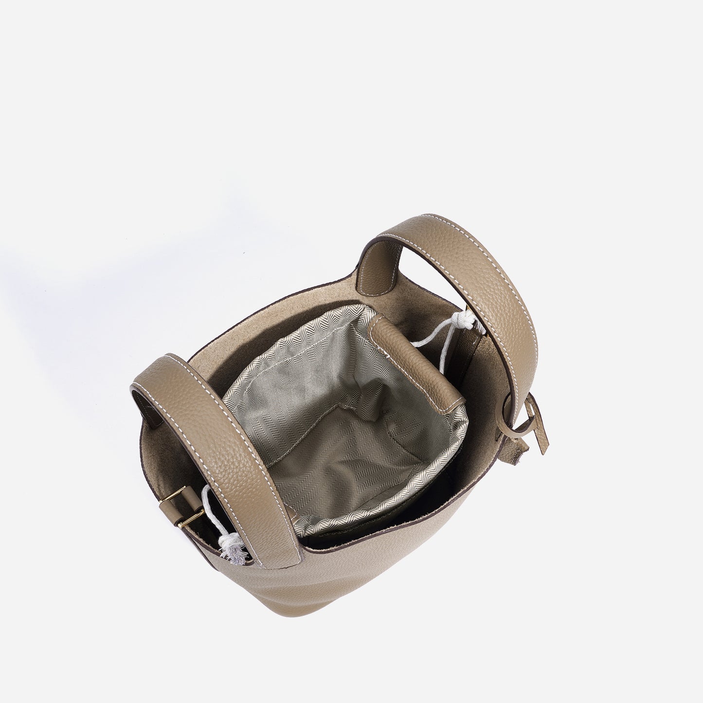 Design Vegetable Basket Layer Cowhide Leather Portable Fashion Handbags