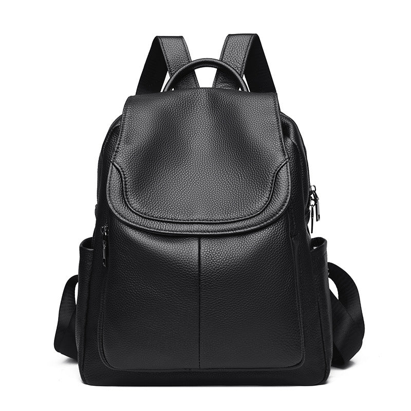 Beautiful Women's Leather Fashion First Layer Backpacks