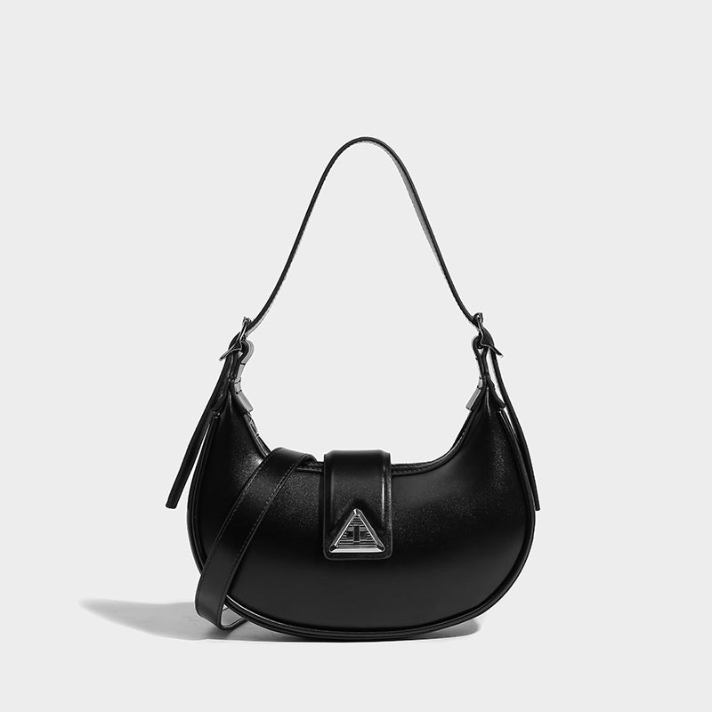 Women's Portable Underarm High-grade Fashionable Niche Moon Crossbody Bags