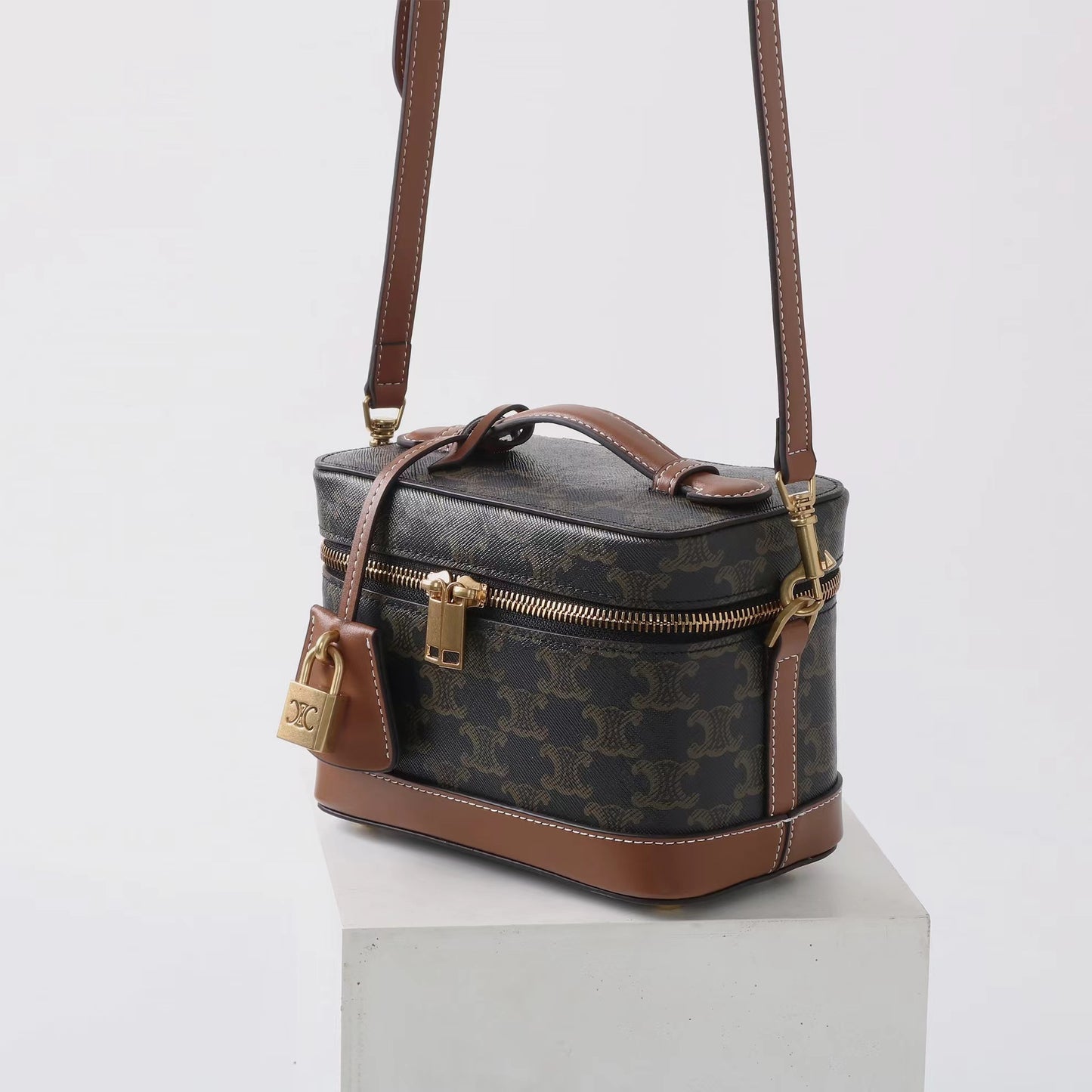 Women's Spring High-grade Portable Box Korean Minority Crossbody Bags
