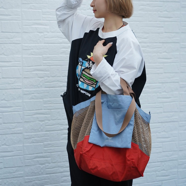 Women's & Men's & Grapefruit Summer Trendy Cool Mesh Shoulder Bags