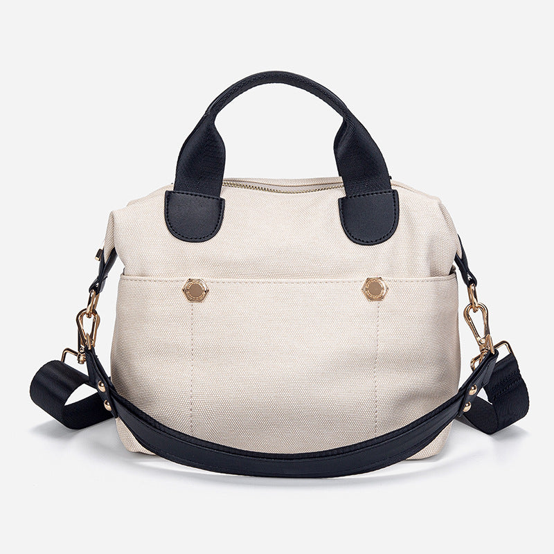 Women's Leisure Simple Versatile Canvas Fashion Trendy Crossbody Bags