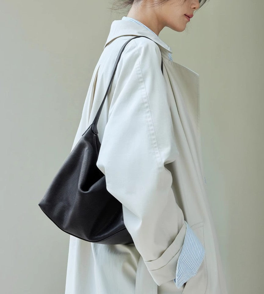 Women's Vegetable Tanning Leather Underarm Classic Commuter Armpit Bags