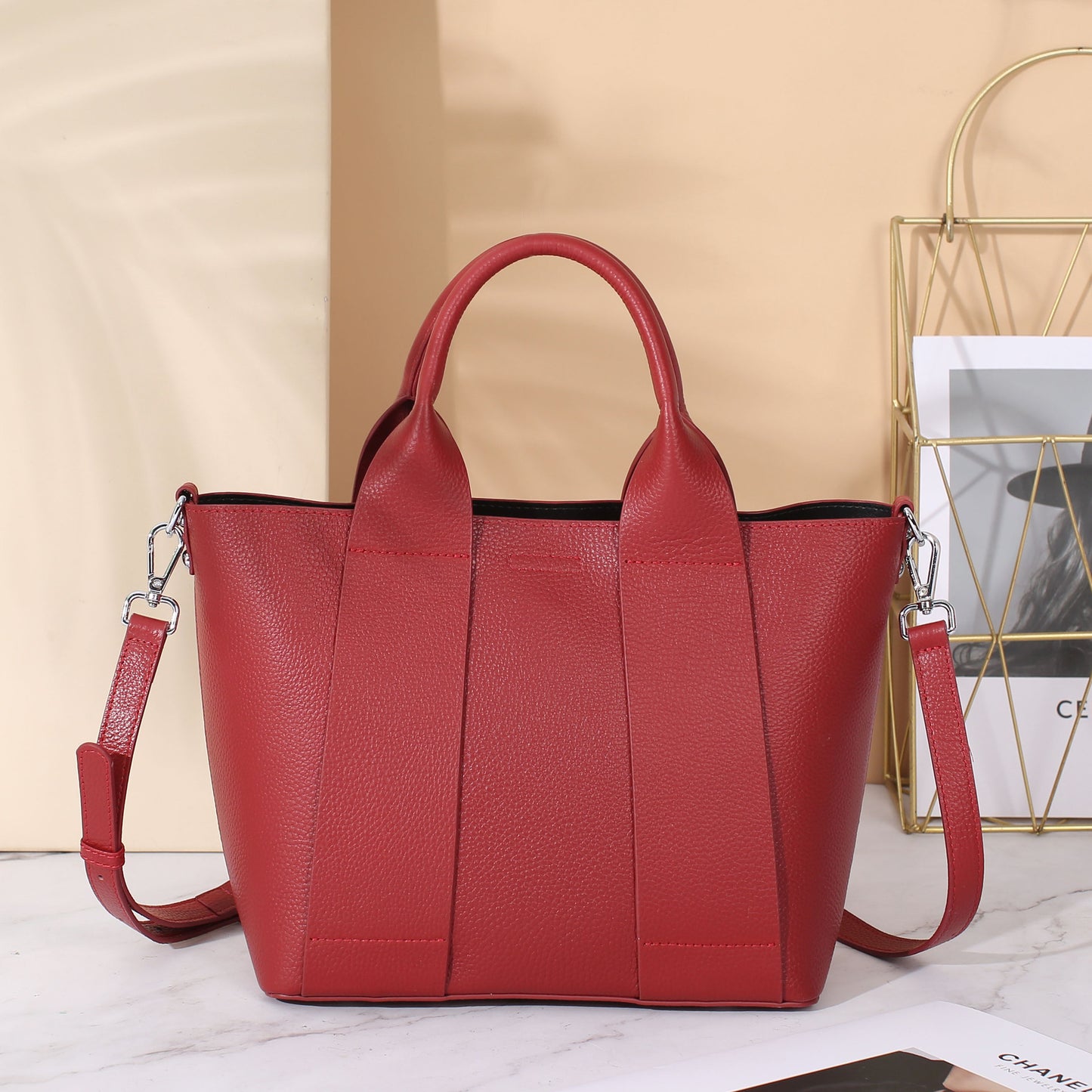 Popular Fashion One Practical Version Soft Leather Bags