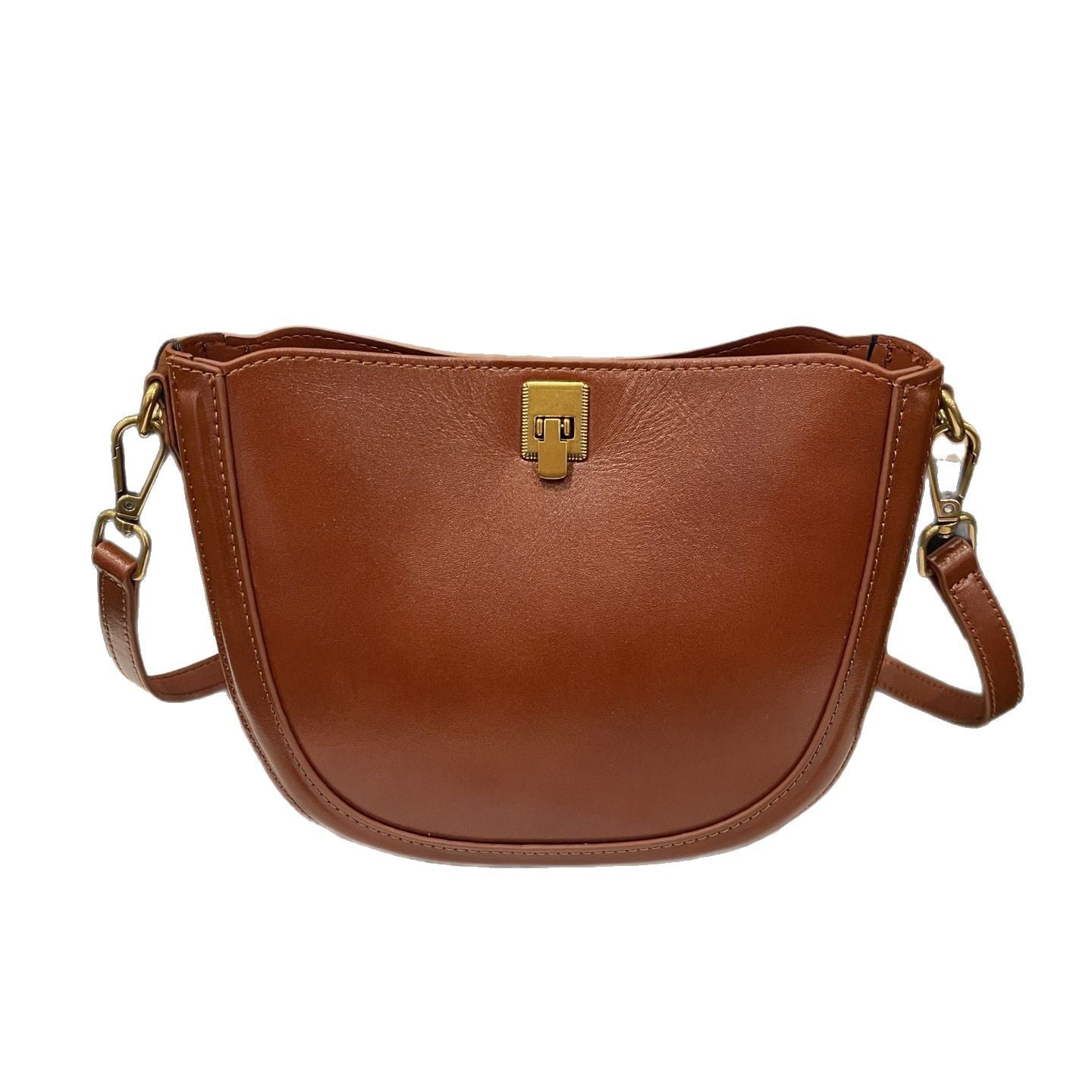 Women's Saddle High-grade Genuine Leather Light Crossbody Bags