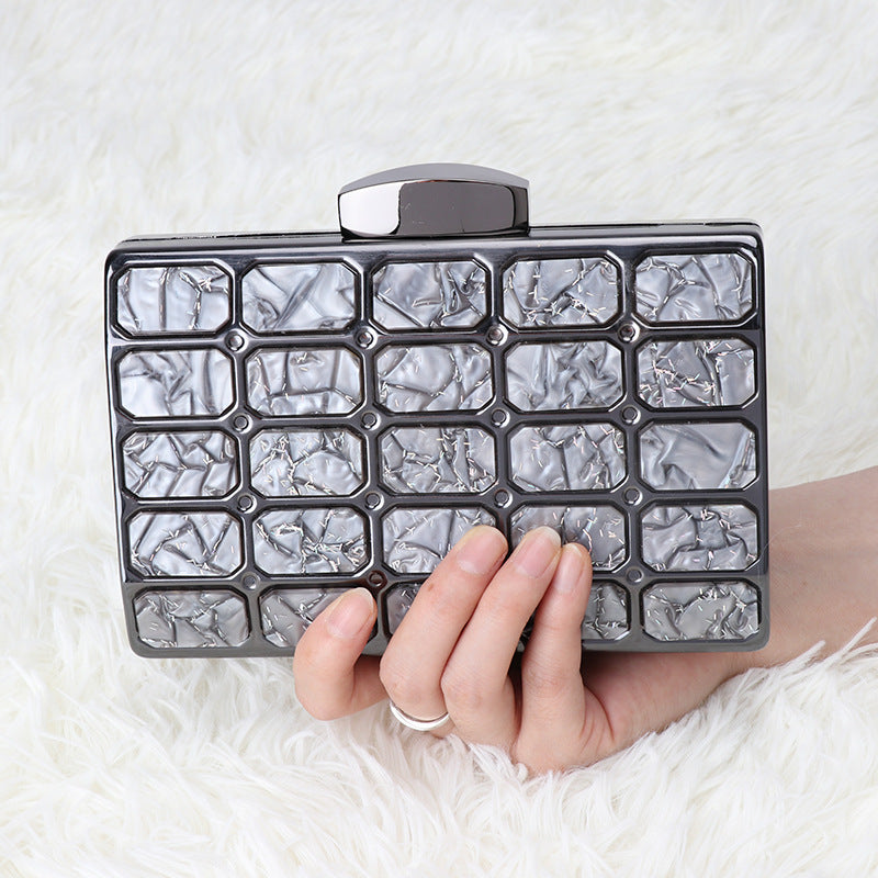 Women's Korean Style Simple Acrylic Party Fashion Evening Bags