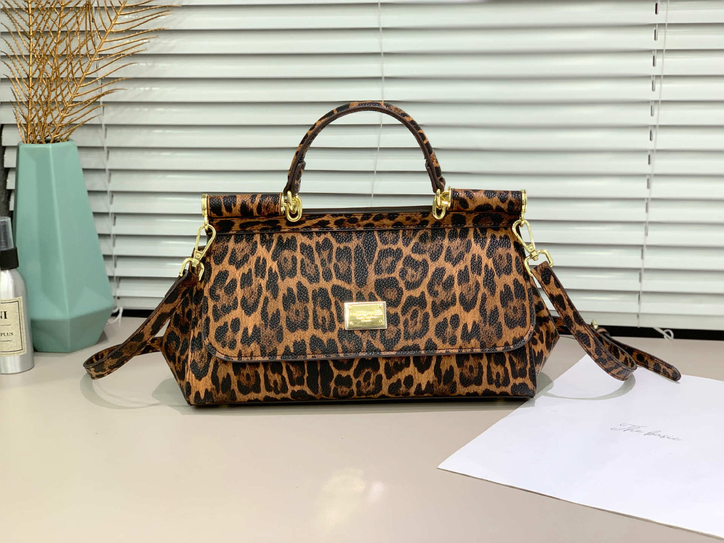 Large Baguette Sicilian Cowhide Flap Cow Handbags