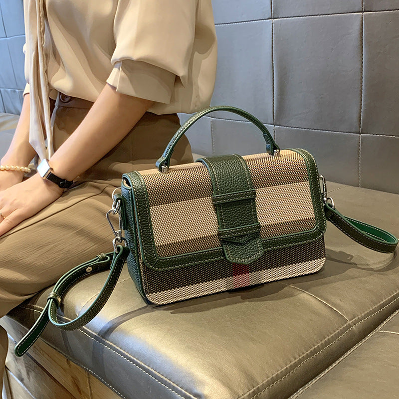 Women's Popular Stylish Design Fashion Plaid Handbags