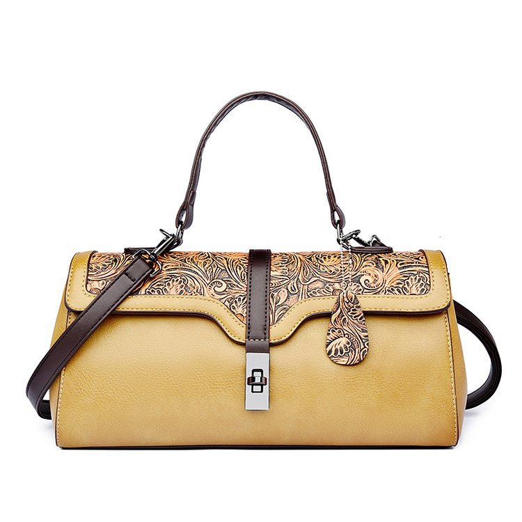 Women's Personalized Sewing Line Retro Fashion Portable Bags