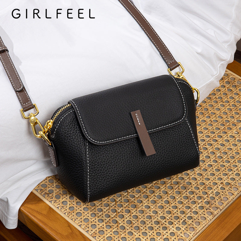 Women's Mobile Summer Genuine Leather Fashion Shell Crossbody Bags