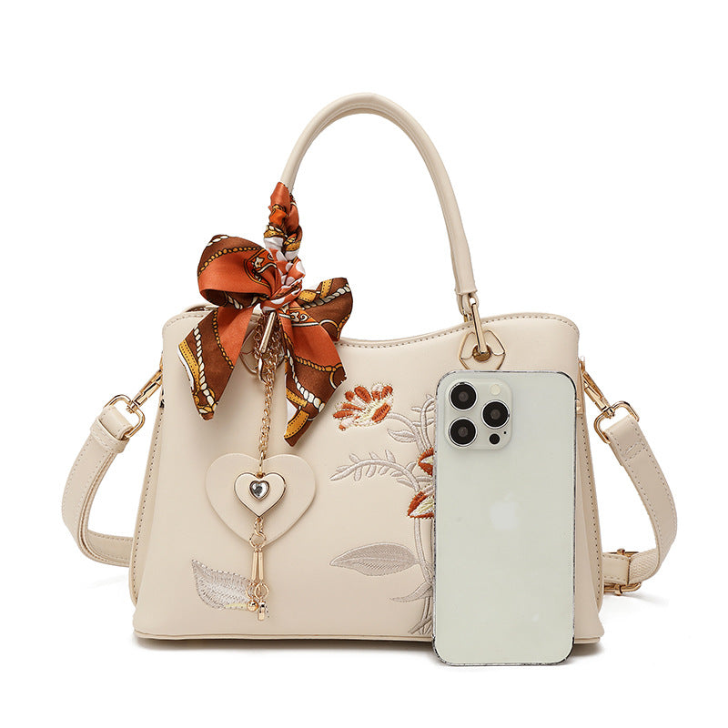 Women's Embroidered Mother-in-law For Elders Red Wedding Bags
